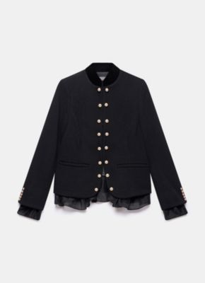 Women's Military Wool Blend Jacket