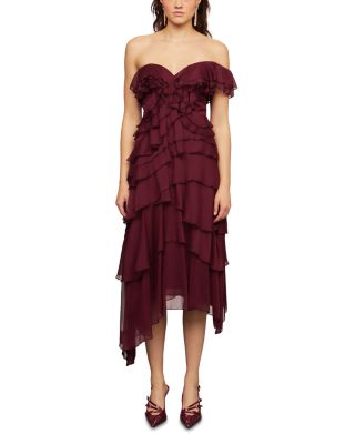 Emaline Chiffon Cascade Dress