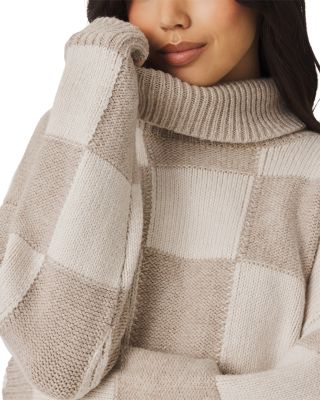 Thea Cropped Turtleneck Sweater