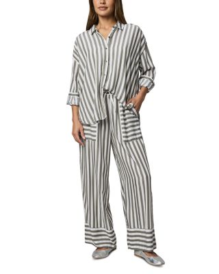 Ella Striped Button Down Shirt