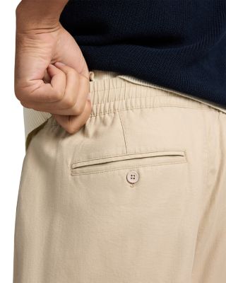 Linen Cotton Stretch Cuff Pants