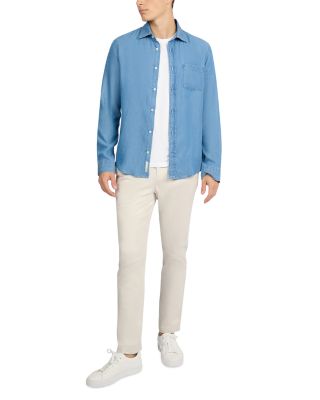 Denim Chambray Long Sleeve Shirt