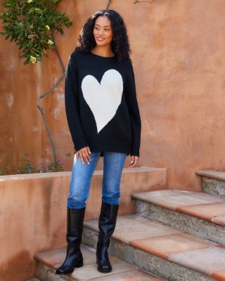 Heart Jacquard Sweater