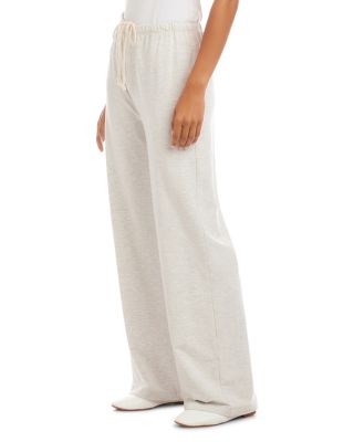 Drawstring Wide Leg Sweatpants