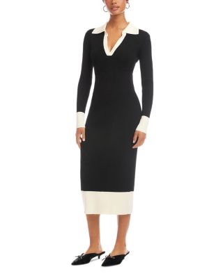 Belle Ribbed Polo Dress