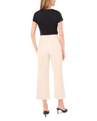 Cropped Front Pocket Pants