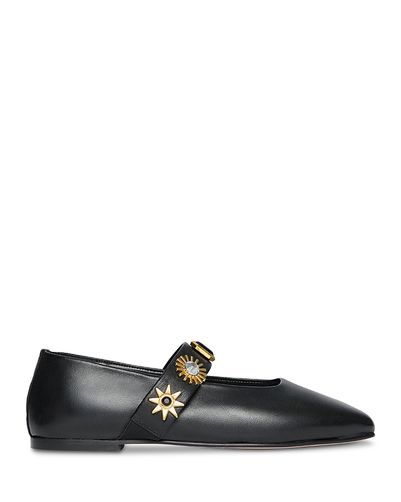 Freda Salvador Women's Jasmine Embellished Leather Flats