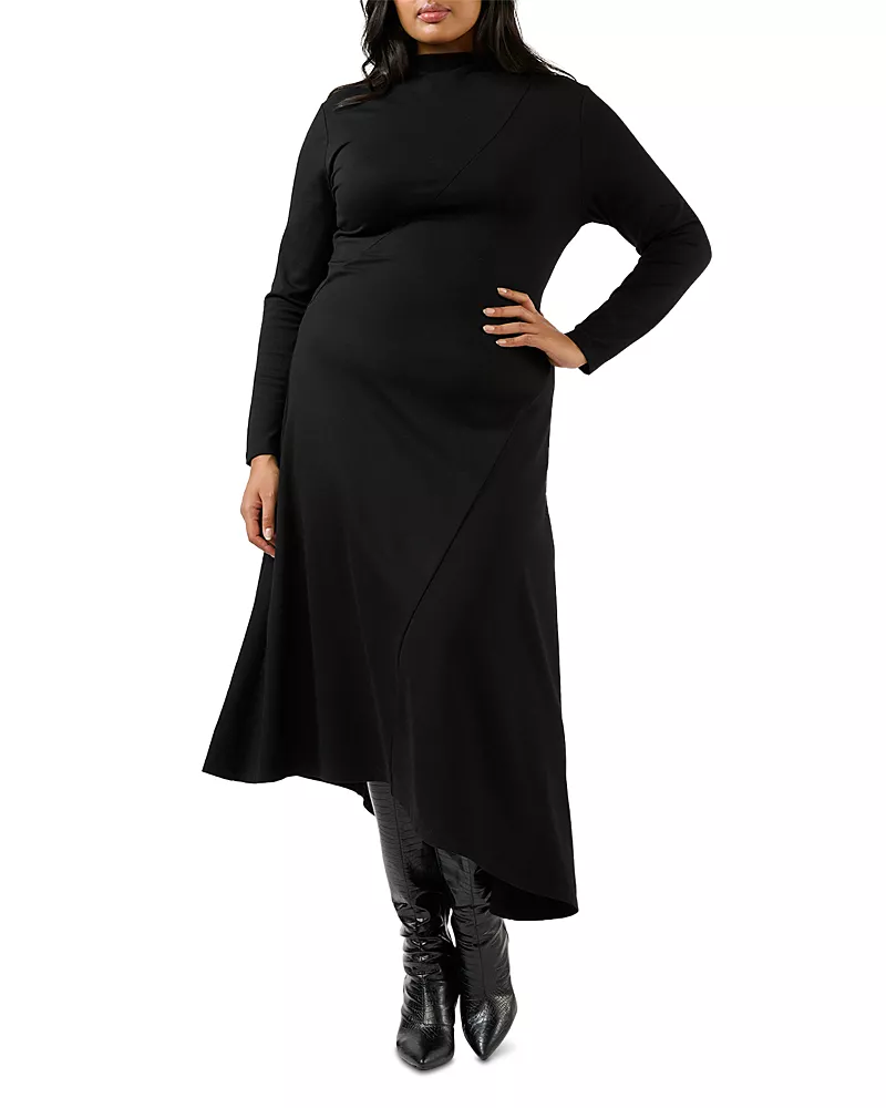 Estelle Plus Abagail High Neck Dress