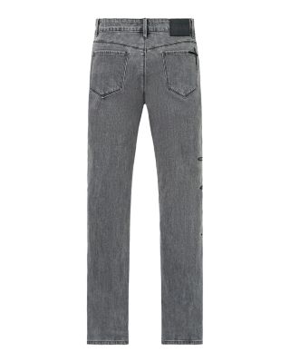 Skinny Fit Jeans in Clouded Mist Cross Patch