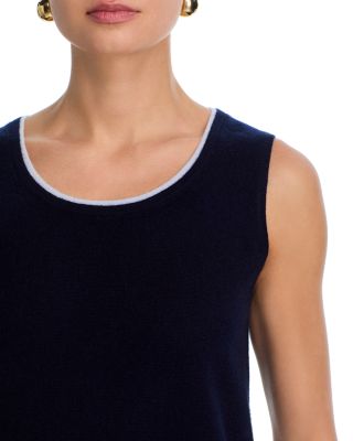 100% Cashmere Scoop Neck Tank Sweater - Exclusive