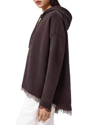 Nia Lace Trim Hoodie