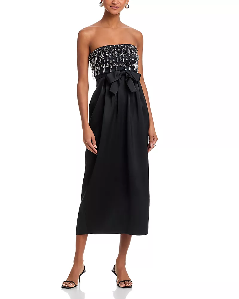 Cinq a Sept Layered Gemstone Midi Dress