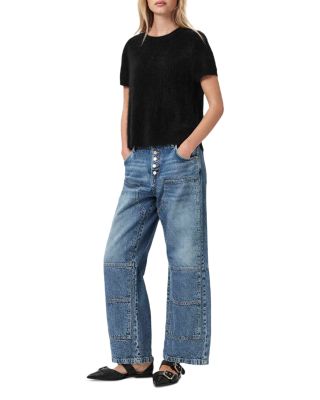 Tay Mid Rise Carpenter Jeans in Vintage Indigo