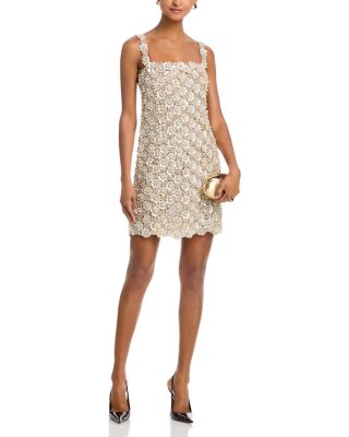 Mother of Pearl Embroidered Shift Dress