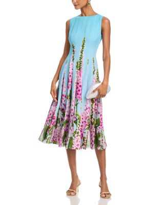 Degrad&eacute; Foxglove Chiffon Inset Dress