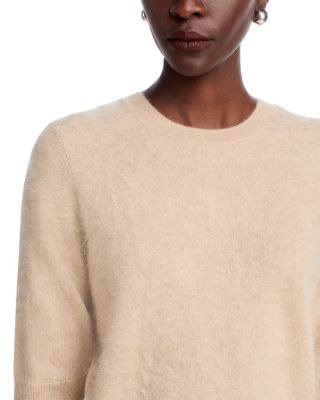 Brushed Cashmere Crewneck Sweater