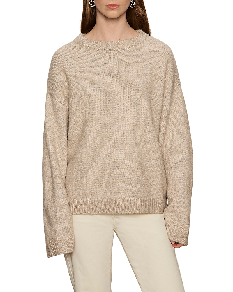Sanctuary Go-To Crewneck Sweater with Removable Scarf
