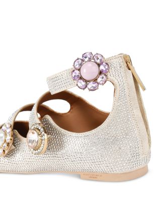 Women's Ornate Gladiator Ballet Flats