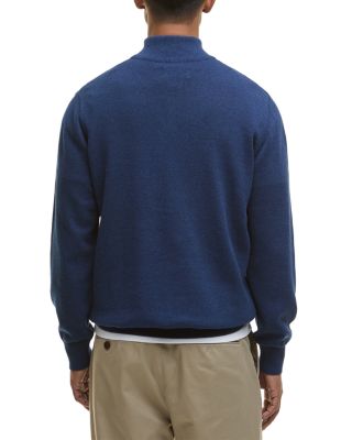 Cotton Half Zip Knitted Jumper