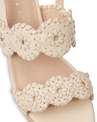 Women's Laurin Leather High Heel Wedge Sandals