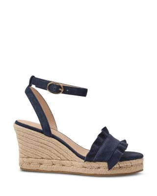 Women's Rozette Ruffle Wedge Sandals