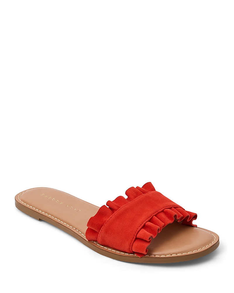 Jack Rogers Women's Rozette Ruffle Slides