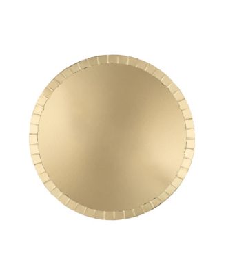  Solid Shade Colors,  Paper Party Dessert Plates, Set of 8