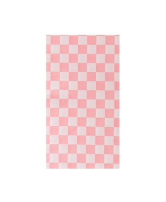  Harlequin Checkered Paper Guest Napkins, Set of 16