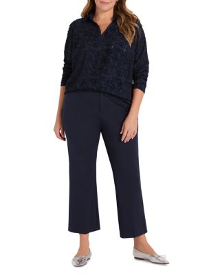 Any Occasion Clipped Jacquard Top