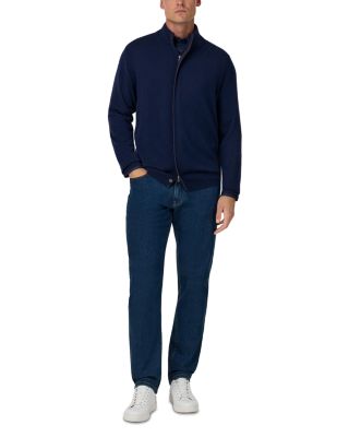 Full-Zip Cashmere Wool Sweater