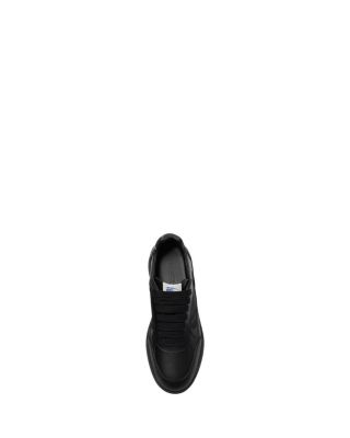  Men's Leather and Check Terrace Sneakers