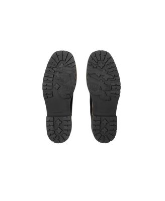 Women's Leather Gravel Chelsea Boots