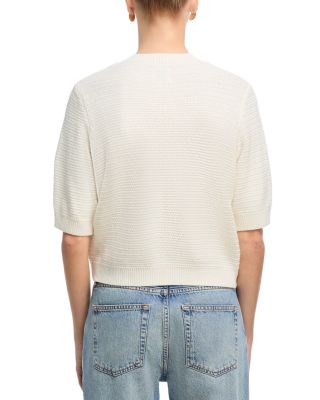 Christa Short Sleeve Cardigan Sweater