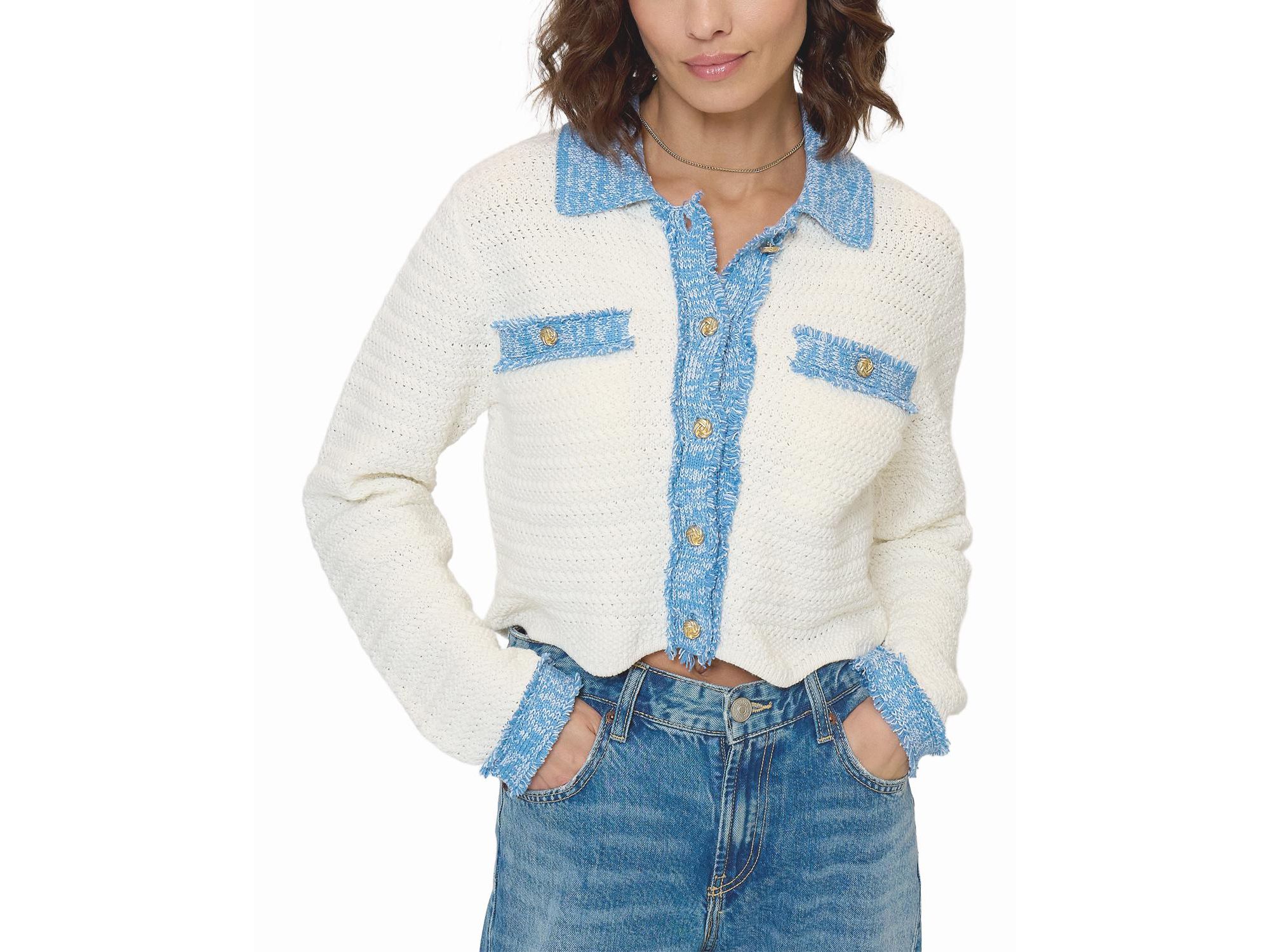 Women's Rose Scallop Edge Sweater - Image 1
