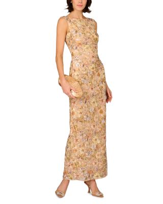 Novelty Mesh Long Dress