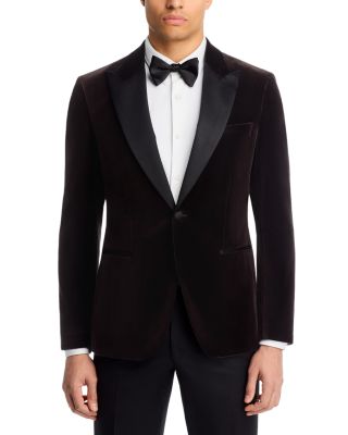 Velvet Satin Peak Slim Fit Dinner Jacket
