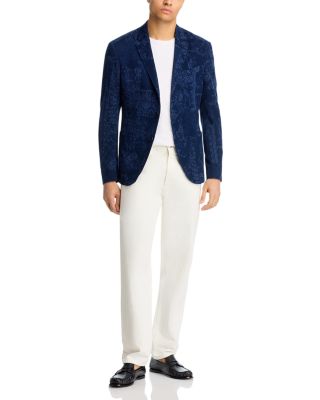 Bandana Print Jersey Sport Coat