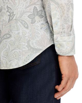 Soft Tonal Paisley Print Shirt