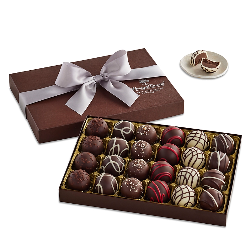 Harry & David Signature Chocolate Truffles, 24 Piece In Multi