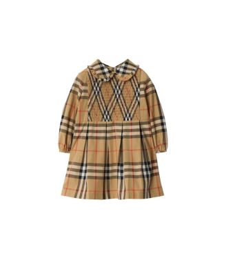  Girls' Check Cotton Dress - Baby