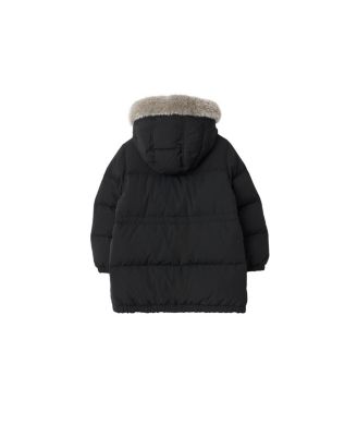Boys' Faux Fur Trim Nylon Puffer Coat - Little Kid, Big Kid