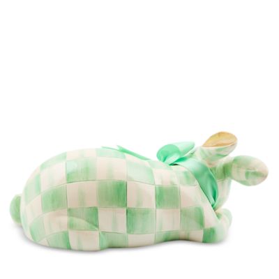 Mint Check Fluffy Bunny