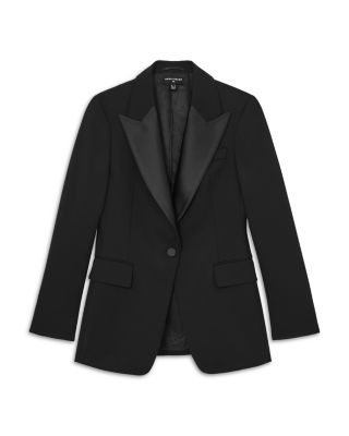 Petite Della Single Breasted Tuxedo Blazer