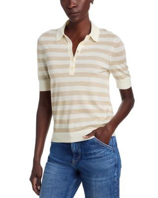 Fidenka Wool Polo Top