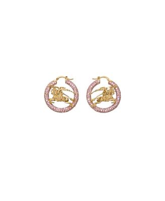 EKD Pave Hoop Earrings