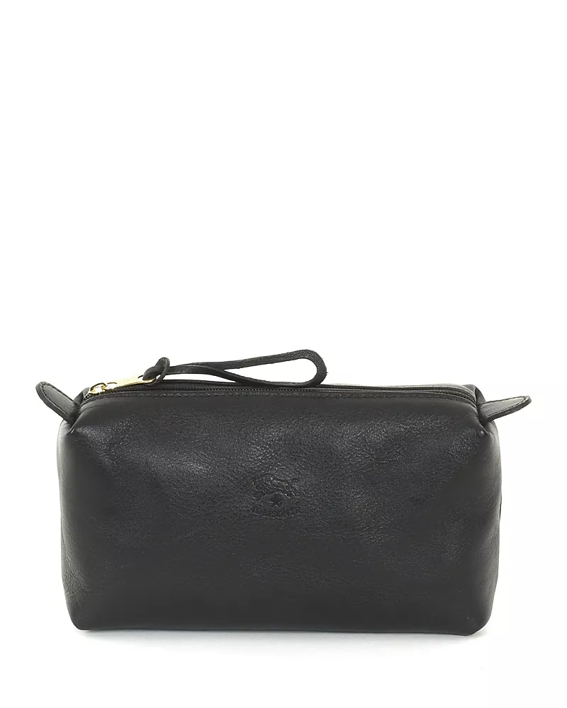 Il Bisonte Classic Leather Zip Pouch