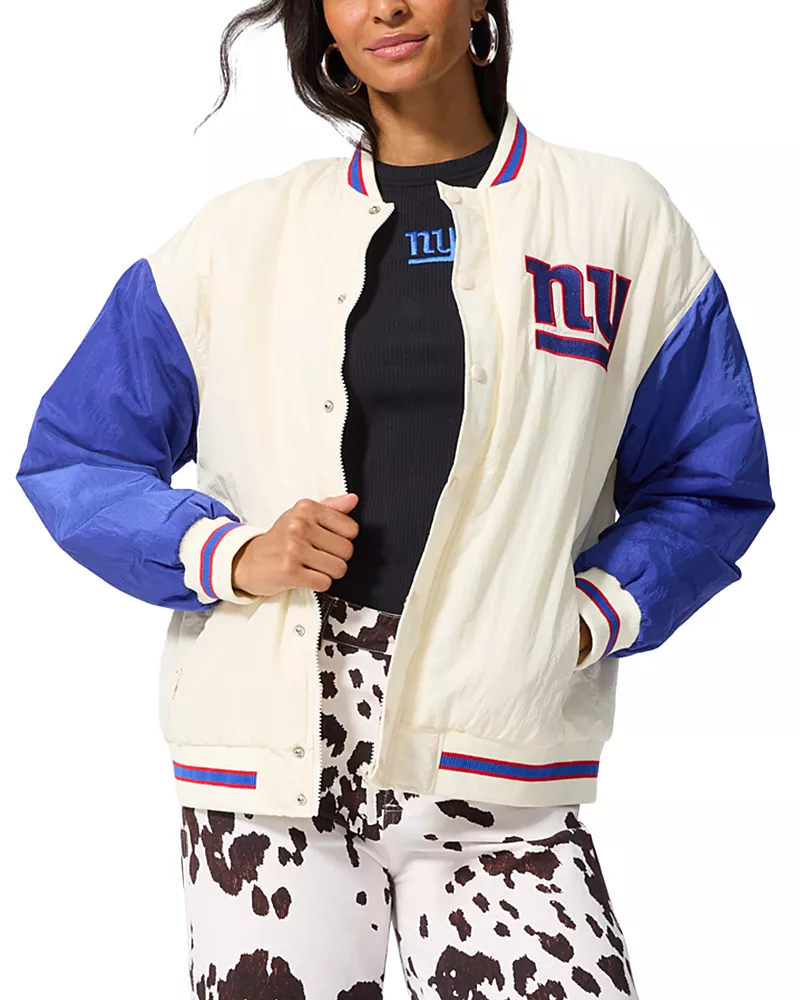 Terez New York Giants Bomber Jacket