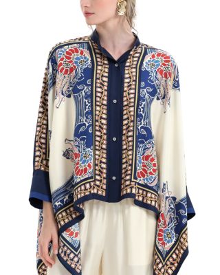 Silk Foulard Shirt