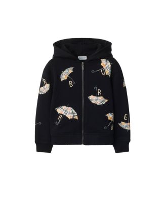 Umbrella Logo Cotton Zip Hoodie - Little Kid, Big Kid