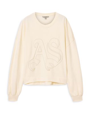 Lila Embossed Crewneck Sweatshirt